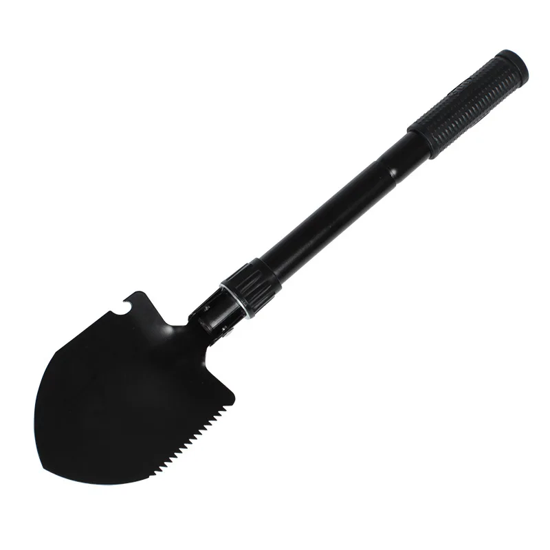 Pala portatile pieghevole con bussola multiuso per campeggio, escursionismo, giardinaggio, accessori per escursionismo, attrezzi da esterno_voghion.com
