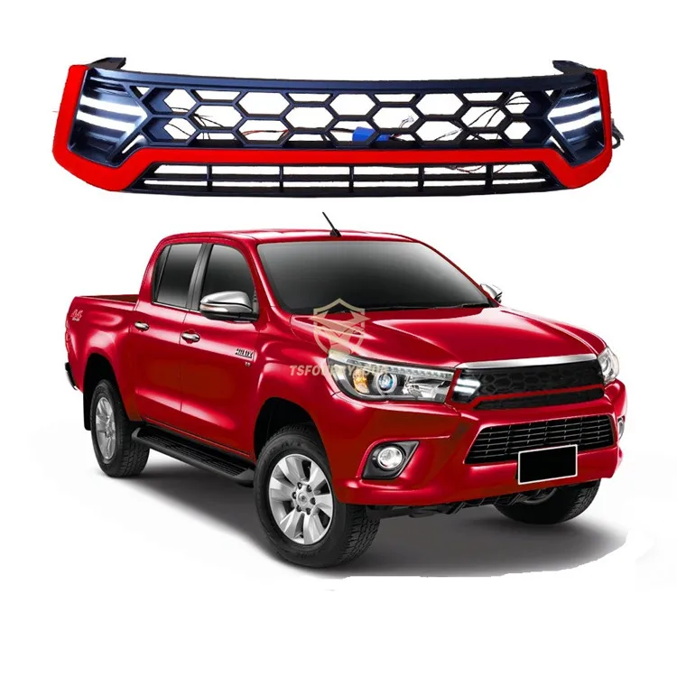 

Передняя решетка для автомобиля из АБС-пластика 4x4 для Hilux Revo, автомобильные аксессуары M70 M80