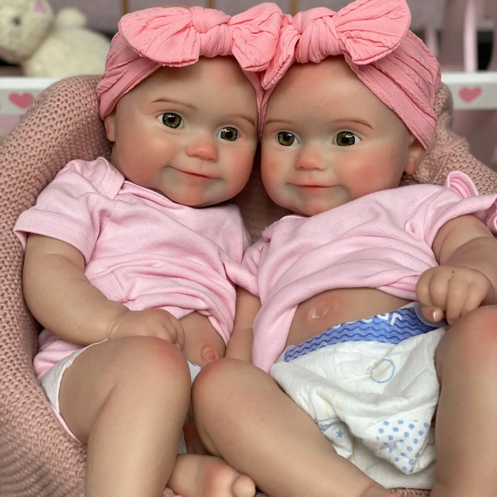 

50CM Big Girl Maddie Full Soft Solid Silicone Reborn Doll Painted/Unpainted Handmade Reborn Baby Dolls Reborn Corpo De Silicone