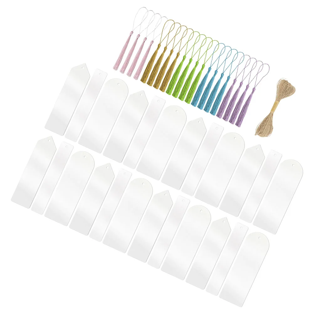 

Акриловая Закладка-закладки с кисточками, без рисунка, сделай сам, Декор, подарок, изысканное ремесло, учитель