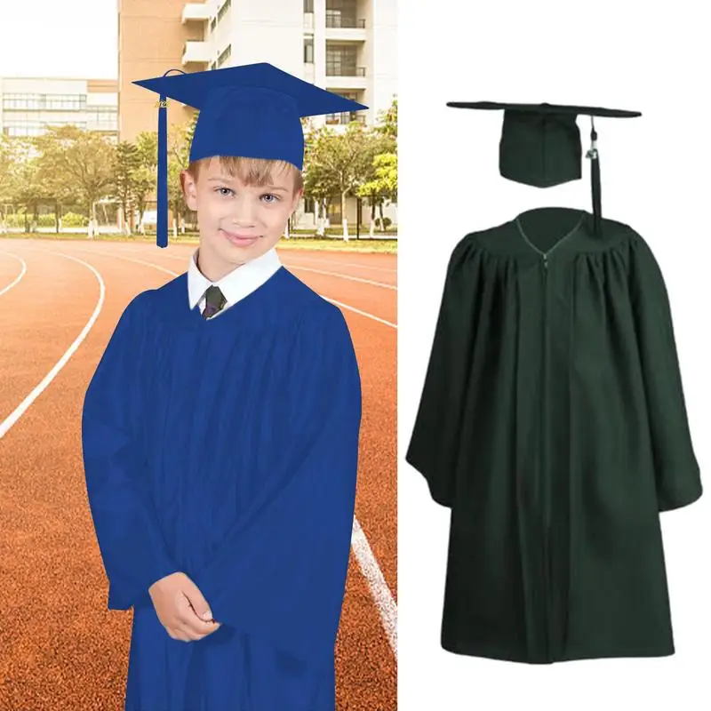 Traje de graduación para niños, ropa de graduación de guardería