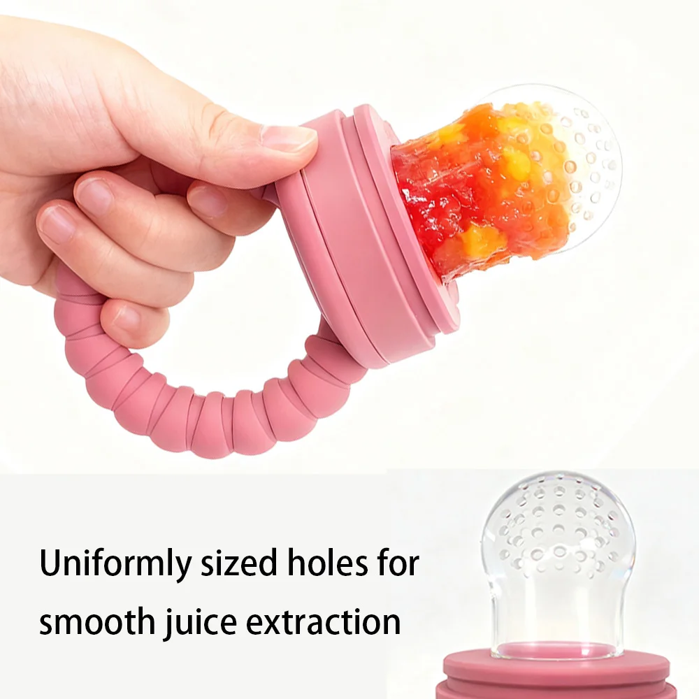 Baby Food Processor Teether, Anti-Sucking Molar Toy for Teething & Mood Relief