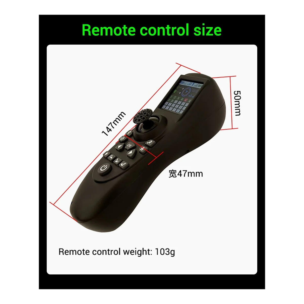 RX40G Wireless Remote Control Kit One-Hand Transmitter 12V 24V 50A Power Receiver GPS One Click Return for RC Tug Boat 6