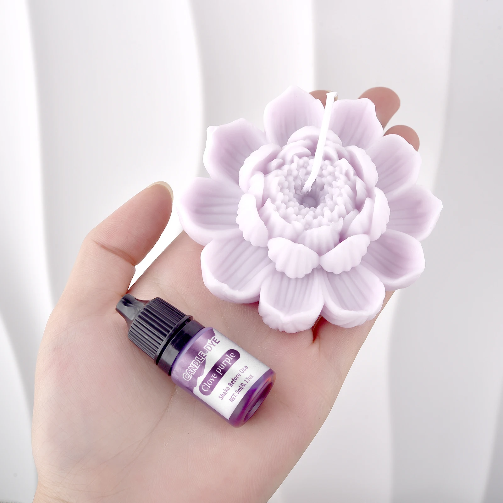 Candle Dyes Pigment Soy Candle Wax Pigment Candle Dyes Kit 5ml/Bottle Candle Wax Pigment Colorant Non-Toxic Soy Candle Wax Pigment Liquid Dye Soy DIY Soap Dyes Making Supplies