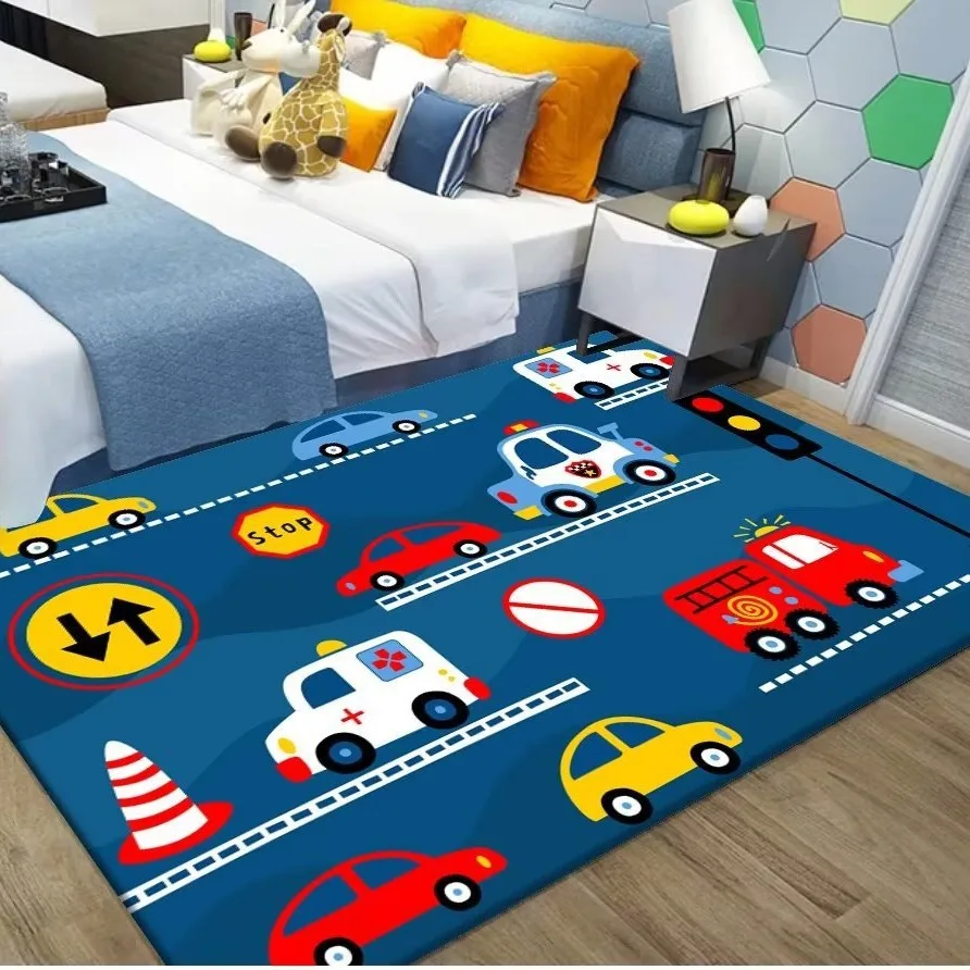 Cartoon Baby Crawling Play Mat Non-slip Foldable Floor Mat_voghion.com