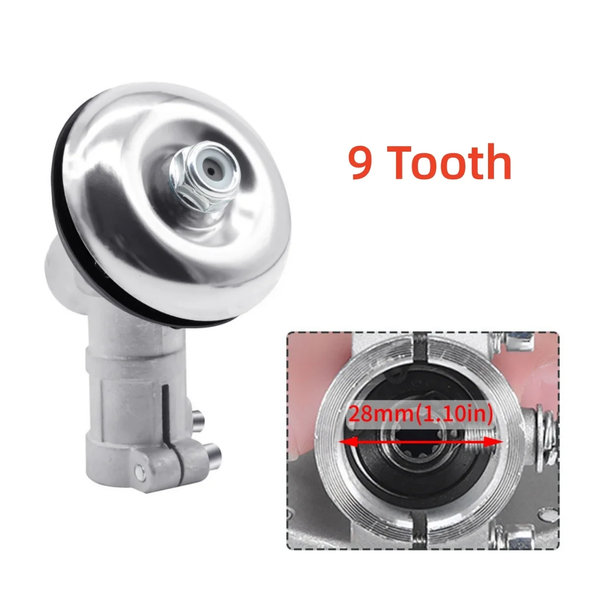 Testina Tagliaerba Universale 28mm 9 Denti - Per Decespugliatori A Filo