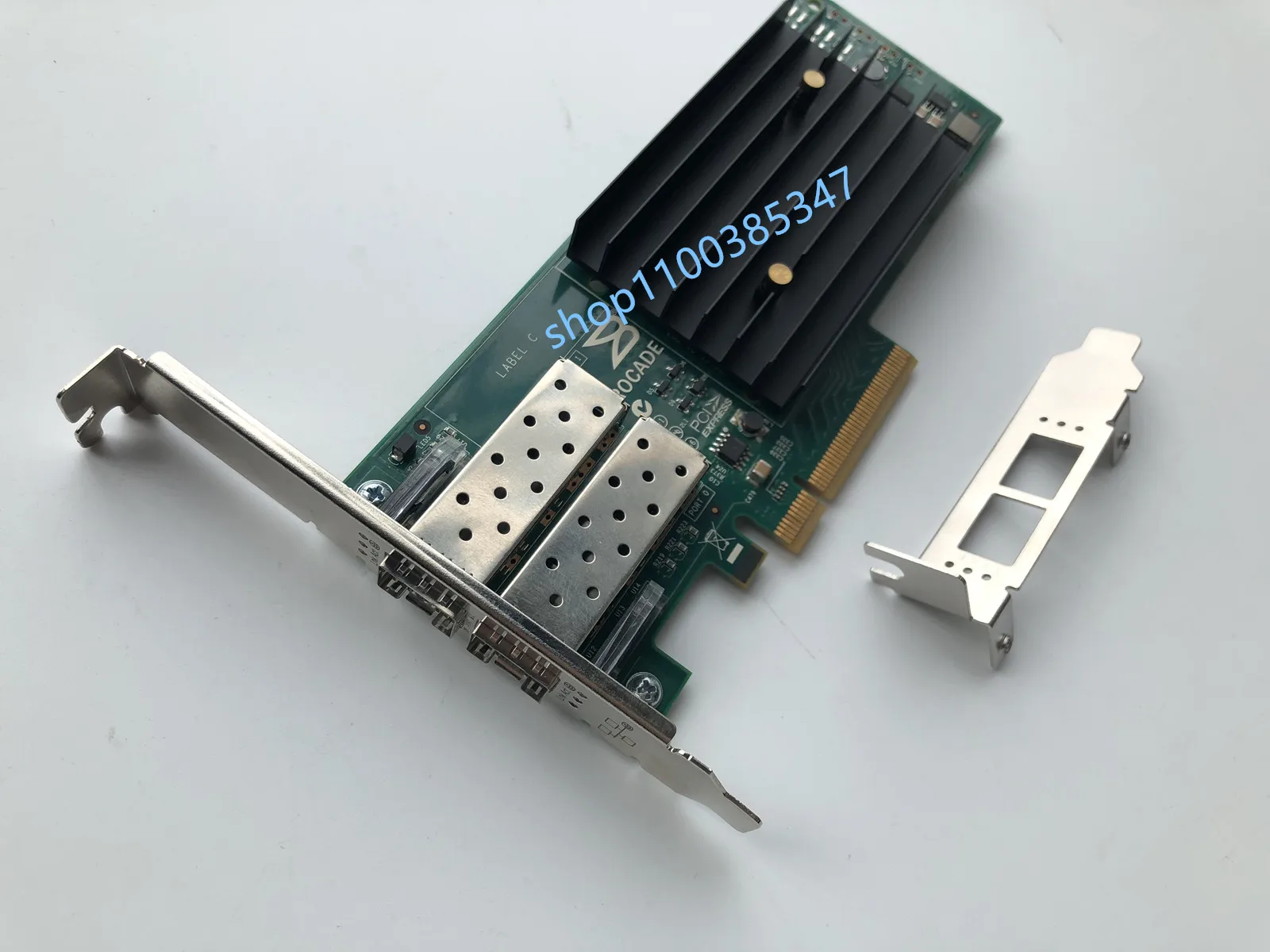 Brocade 1020 10GB Dual Port PCI-E 2.0 X8 Dual port 10 GBIT/s 10 MBIT/s optical fiber network adapter p4cg2i81 qx4 dual port fiber 100gbe pcie 4 server adapter 32