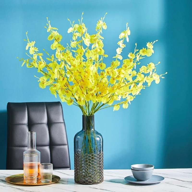 

5 Branches/Bundle Simulation flowers silk flowers orchids home soft furnishing fake flowers decorative flower arrangements