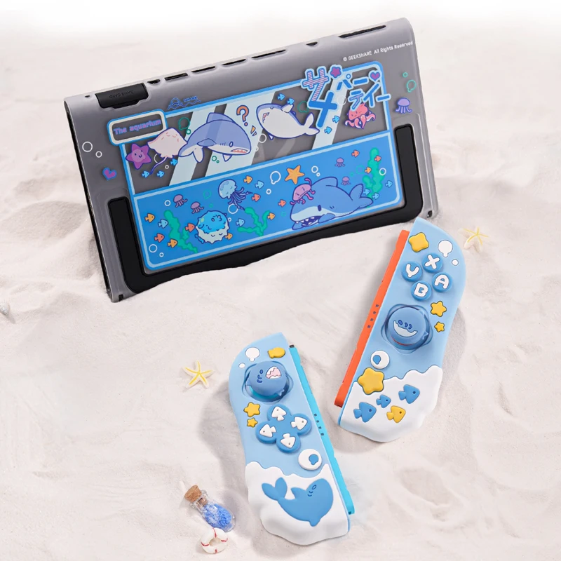 Marine Fish Hard Back Case Shell Protector For Nintendo Switch 2/NS 2 ...