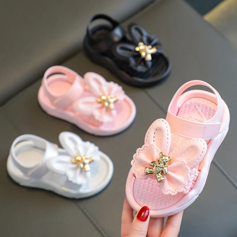 Children's Sandals Summer Girls Soft Sole Anti slip Small Medium and Large Children's Baby Student Beach Shoes Baby Shoes Kids Shoes Children Sandals Kids Sandals Beach Shoes