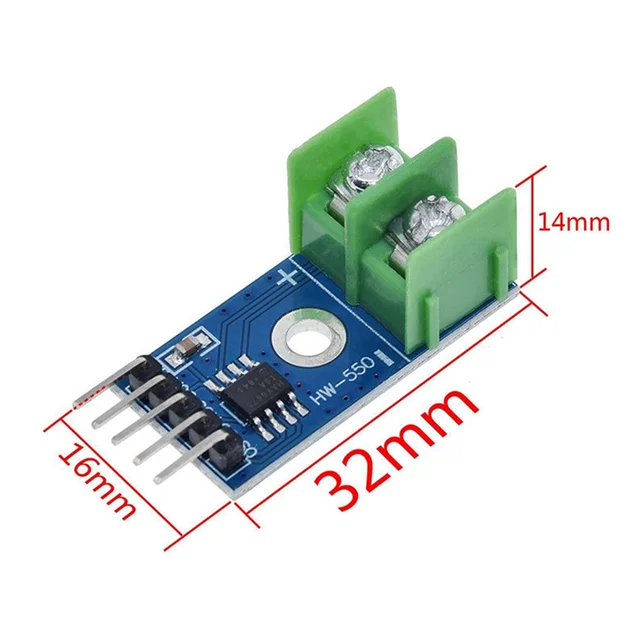 MAX6675 Module With K Type Thermocouple Sensor High Accuracy Measurement Tool  High Temperature Measurable Module 5