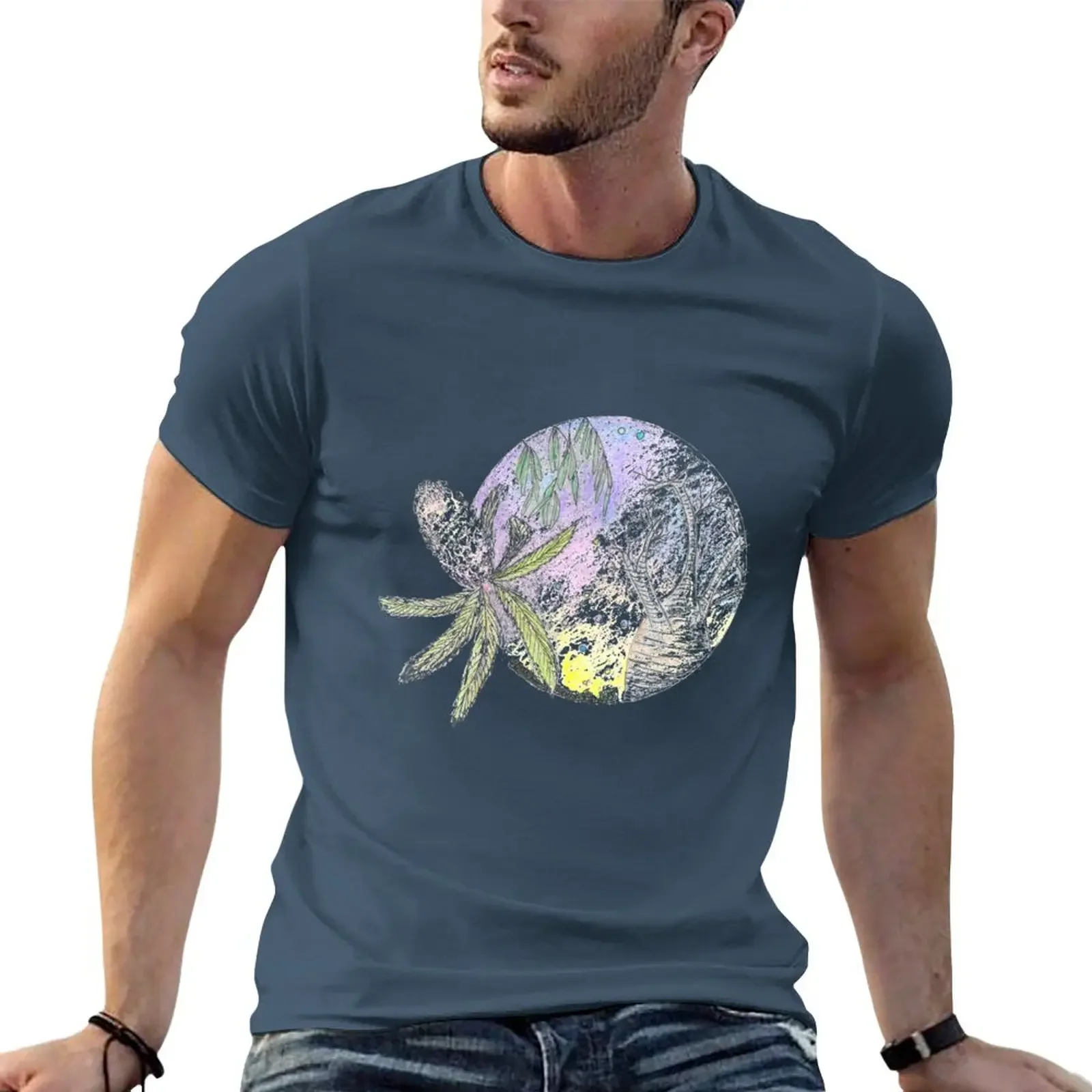 T-Shirt Wildflower E Baobab T-Shirt Da Uomo Sublime Oversize Tees