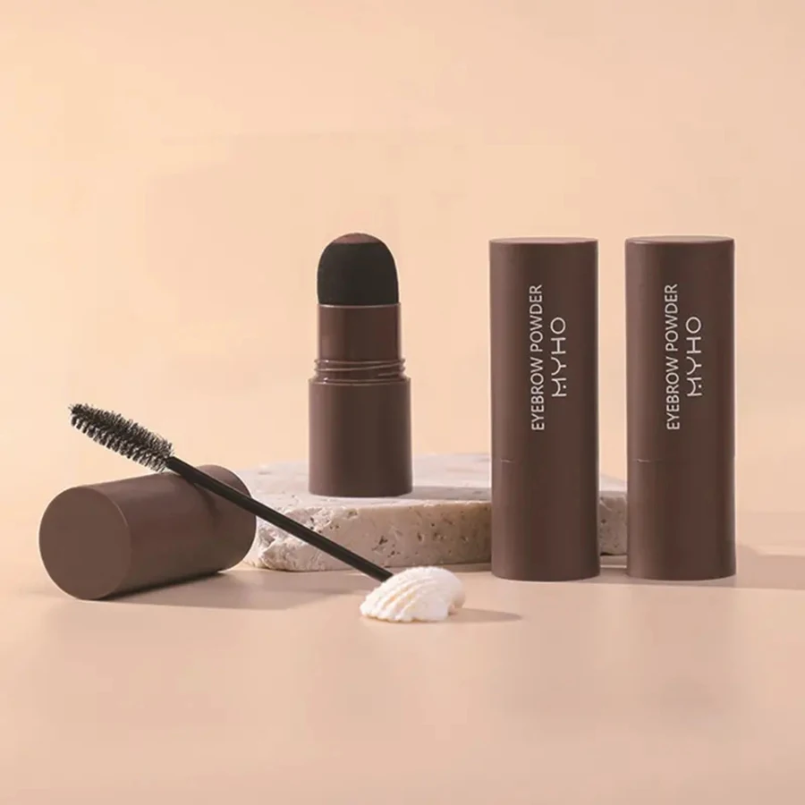 Long-Lasting Eyebrow Print Set-Beginner One-Step Eyebrow Powder Makeup Tools 6