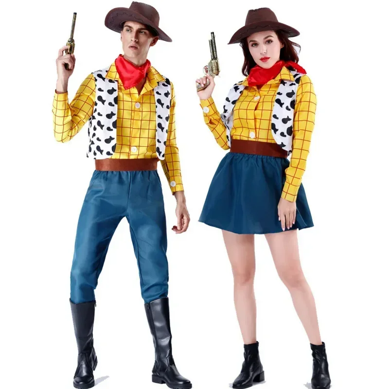 Halloween Carnival Party Toy Cosplay Story Woody Costume Stage Performance Cowboy Fancy Dress