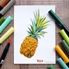 1pc TOMBOW AB-T Japan 96 colors double heads art brush pen marker profession water marker pen painting supplies 6