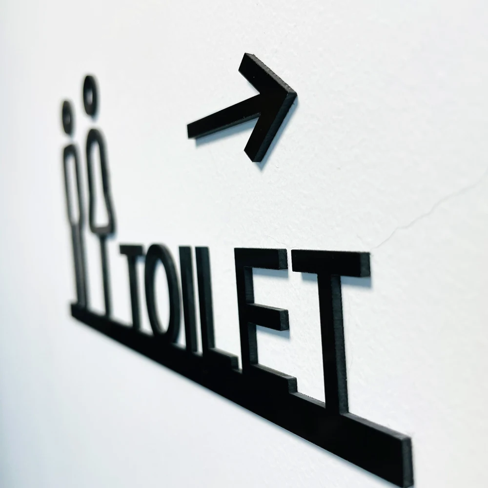 WC-Schilder Herren & Damen, Selbstklebend – Praktische Piktogramme Für Tür, Hotel, Büro & Restaurant