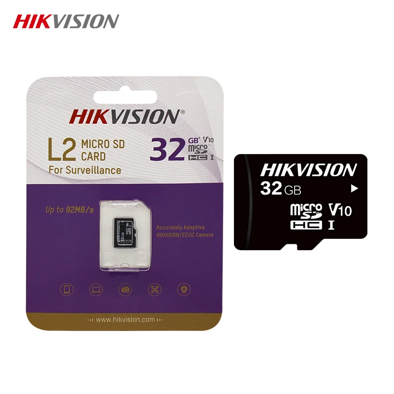 HIKVISION SD Card V30 Memory Card 32GB SDHC 128GB 256GB Micro TF Card