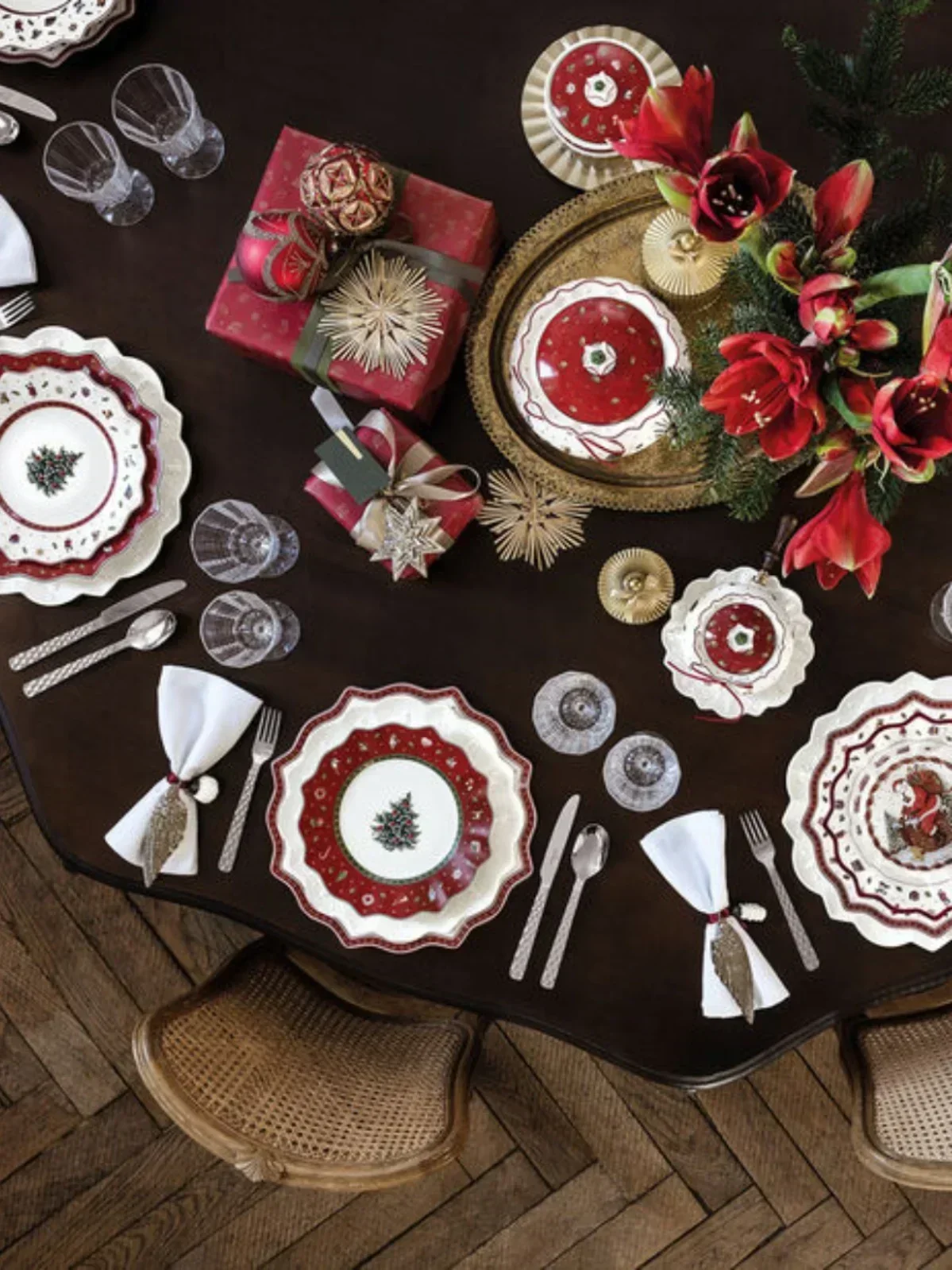 German VB Christmas Tableware Round Cake Mug Coffee Cup Salad Plate
