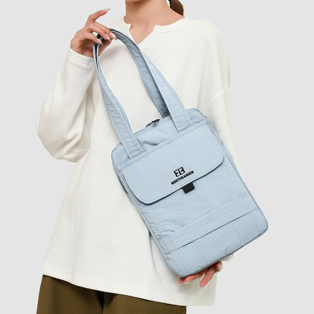 Shoulder Bag Multi-Purpose Tote Bag Simple Commuter iPad Protective Bag Laptop Bag Notebook Liner Bag for Women