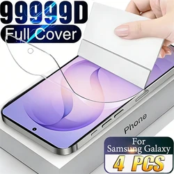 Premium Hydrogel Screen Protector Set - Ultra Clear, Advanced Protective Film (4 - Pack) - 4Pcs (Galaxy S24)