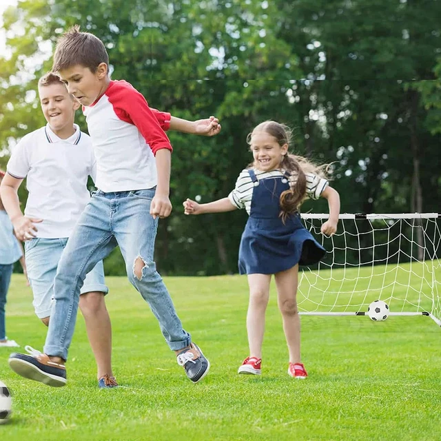 Foldable Kids Soccer Goal – Portable Football Training Set 4