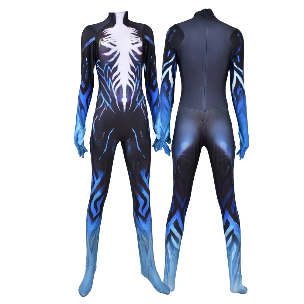 Adultos assassino fantasma dota2 cosplay trajes super-herói zentai terno  halloween bodysuit festa macacão - AliExpress, image size:1000x1000