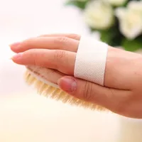 Brosse SPA à poils naturels pour le corps, pour le dos et la peau sèche, masseur de bain doux pour un usage domestique 5