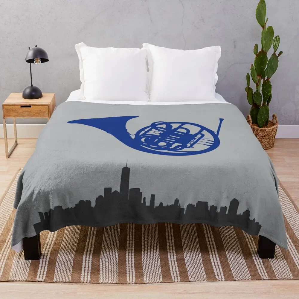 

Синее одеяло HIMYM с французским Рогом, декоративные диваны, мягкая клетчатая кровать, модные одеяла для младенцев