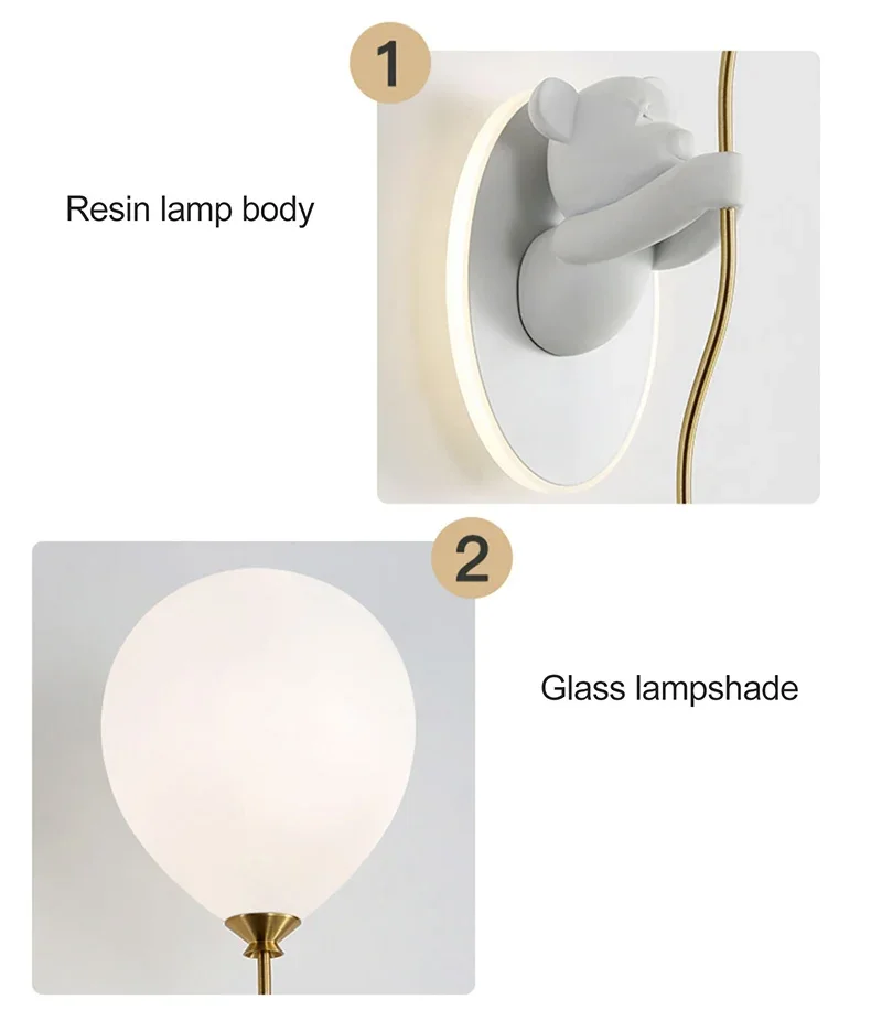 Lampe Murale Ours Créatif - vue 2