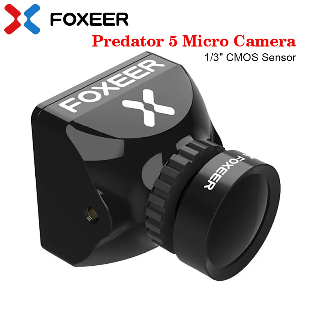 Caméra FPV FOXEER Predator 5 CMOS 1000TVL Super WDR 4:3/16:9 PAL/NTSC