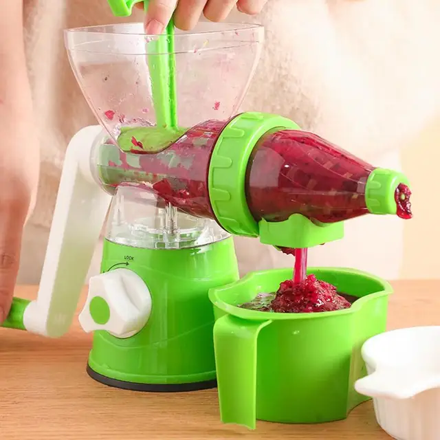 Kézi Facsaró Asztali Friss Juice Készítő Élelmiszer -Minőségű Citrusfélék, Szilikon Alsó Kivehető Panel Italok Gyümölcslevekhez - Image 2