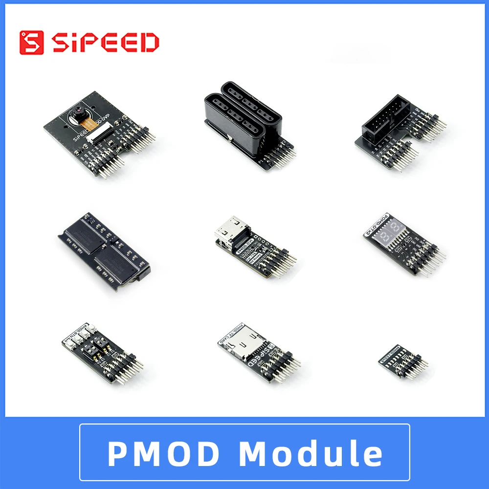 Módulo Fpga Pmod com Interruptor Led Câmera Hdmi Tubo Digital Velocidade Tang Hub75e