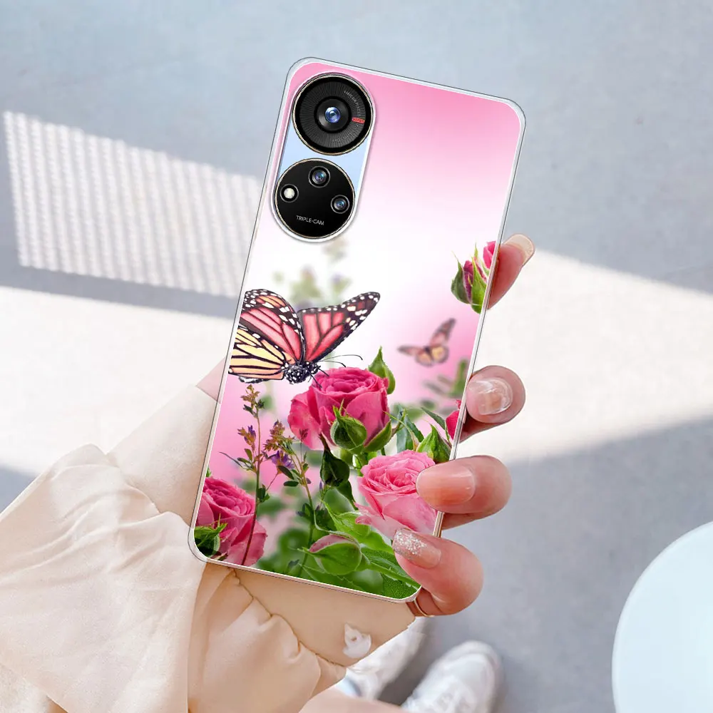Clear Soft Silicone Shockproof Phone Case - Protective Coque Cover