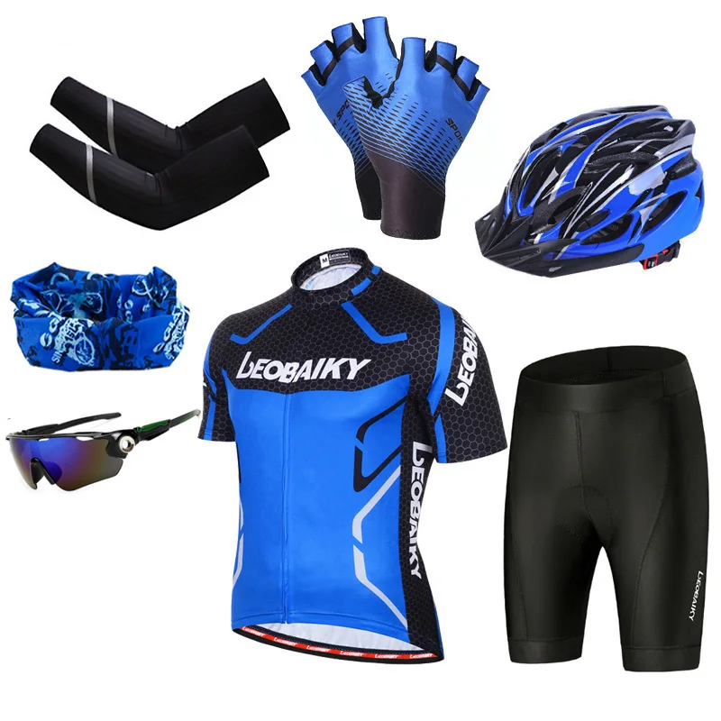 Abbigliamento da ciclismo da uomo Pro Team Mountain Bike Set manica corta  estiva Mtb Wear maglia da bici da strada attrezzatura da equitazione Kit  completo - AliExpress