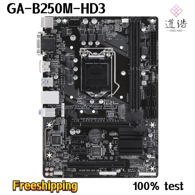 For GA-B250M-HD3 Motherboard 32GB HDMI M.2 SATA3.0 LGA 1151 DDR4 Micro ATX B250 Mainboard 4 For GA-B250M-HD3 Motherboard 32GB HDMI M.2 SATA3.0 LGA 1151 DDR4 Micro ATX B250 Mainboard - Image 2