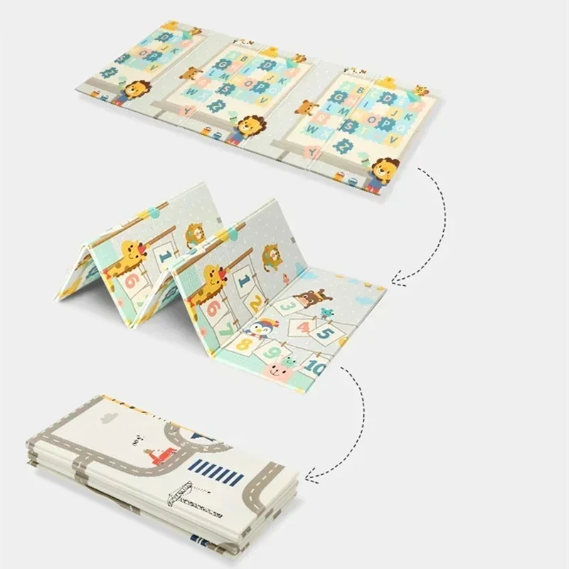 Cartoon Baby Mat Children's Floor Mat XPE Thick Kids Crawling Folding Gym Game Rug Home Living Room Tasteless baby play mat play mat