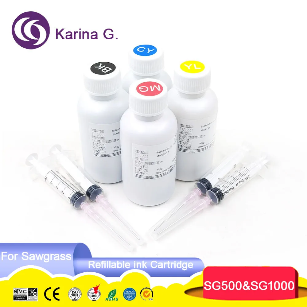 Premium Sublimation Color Refillable Ink Cartridge SG500 SG1000 for Sublijet HD