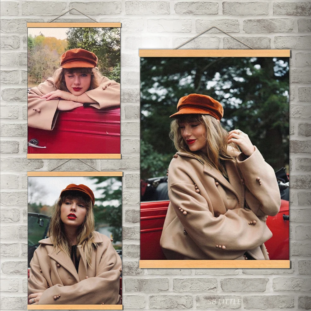 Taylor Allison Swift Poster Pittura Decor Red Music Photo Hot Song Artists Album Popolare Scroll Art Print Canvas