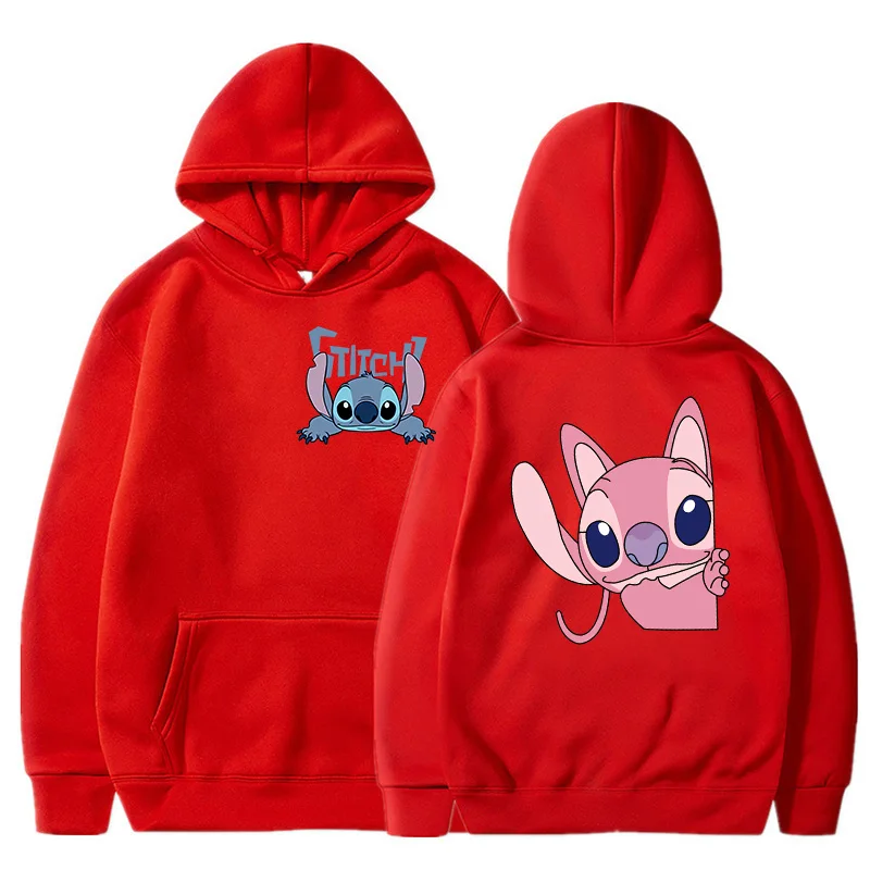 thumbnail image 1 of Sudadera con capucha de Disney Stitch para mujer, ropa de calle Harajuku, bonita sudadera de Anime, ropa de calle de Manga, Unisex, 1 of 5