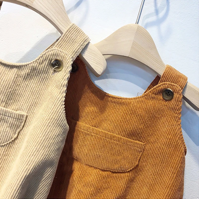 Autumn Baby Corduroy Bodysuit for Boys and Girls