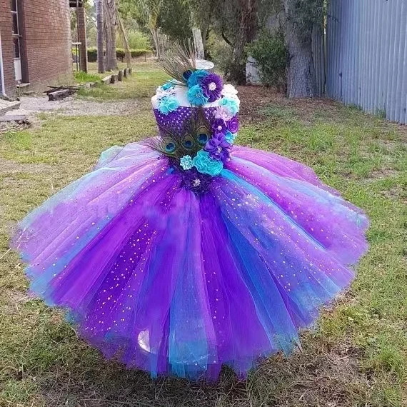 Tema do mar meninas sereia traje sparkly princesa pequena sereia tutu  vestido de aniversário do bebê roupa crianças vestidos de casamento da  menina flor - AliExpress