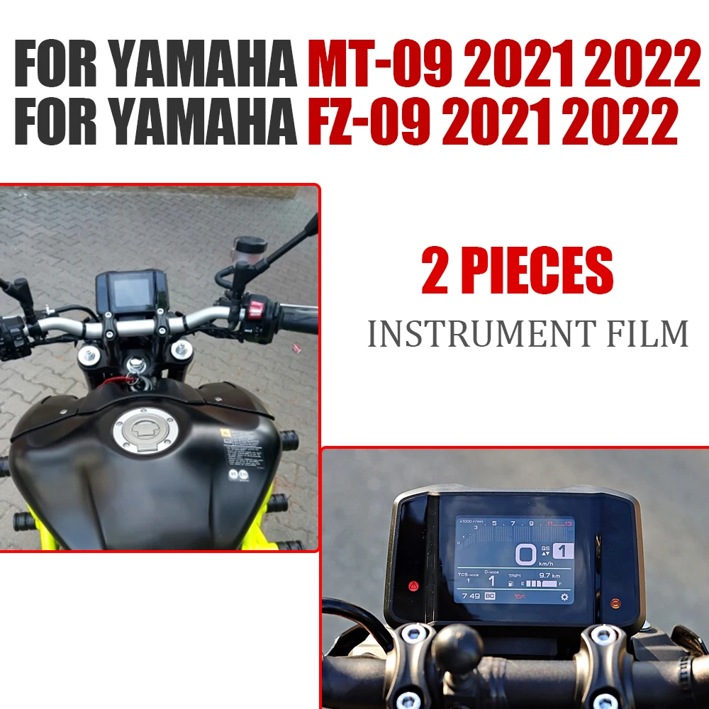 

For YAMAHA MT-09 MT09 FZ-09 FZ09 2021 2022 Motorcycle Accessories Cluster Scratch Protection Film Screen Protector Speedometer