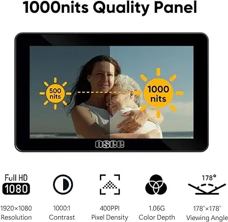 OSEE Lilmon 5 4K HDMI Touchscreen On-Camera Monitor with Field Kit
