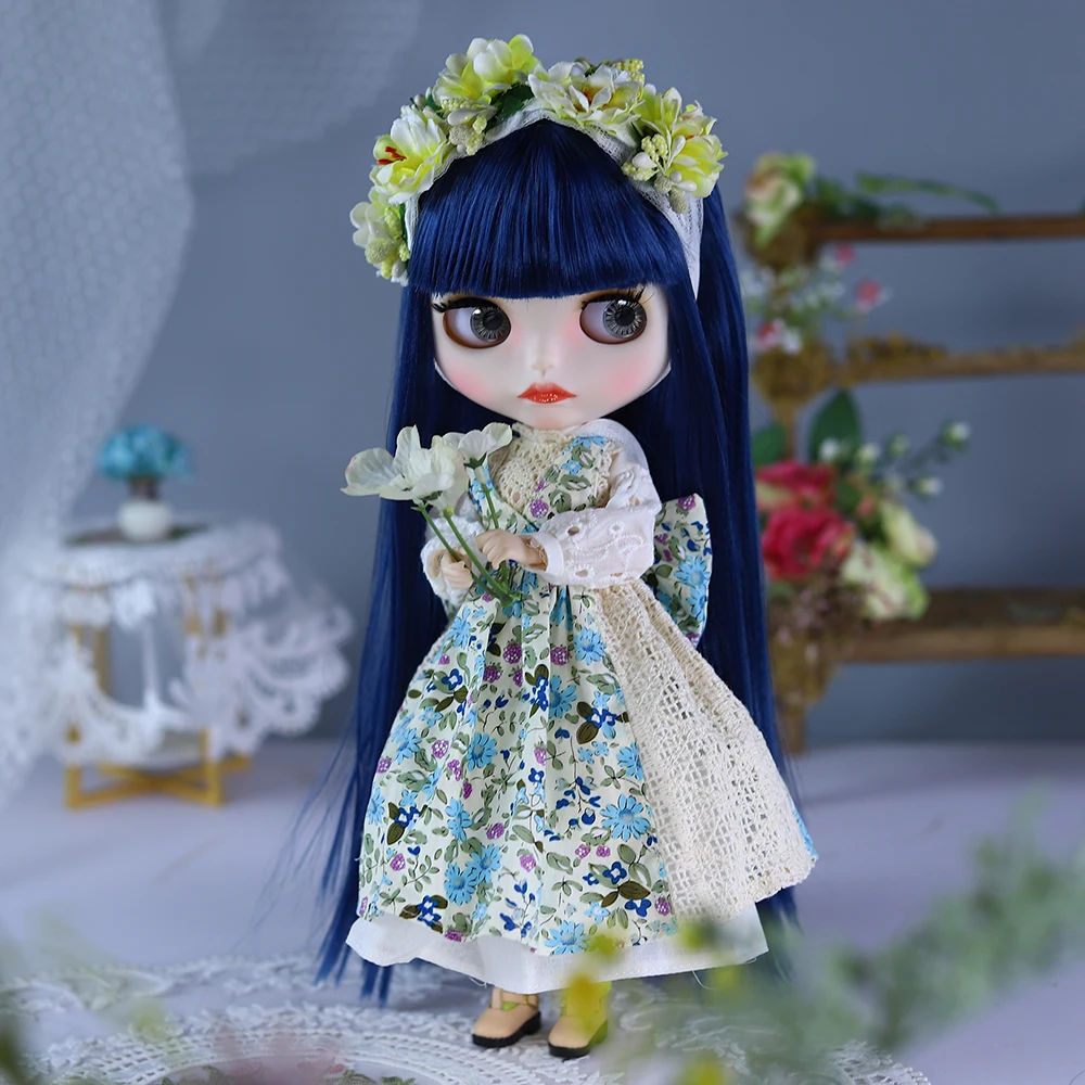 Blue Hair Blyth BJD Doll 5