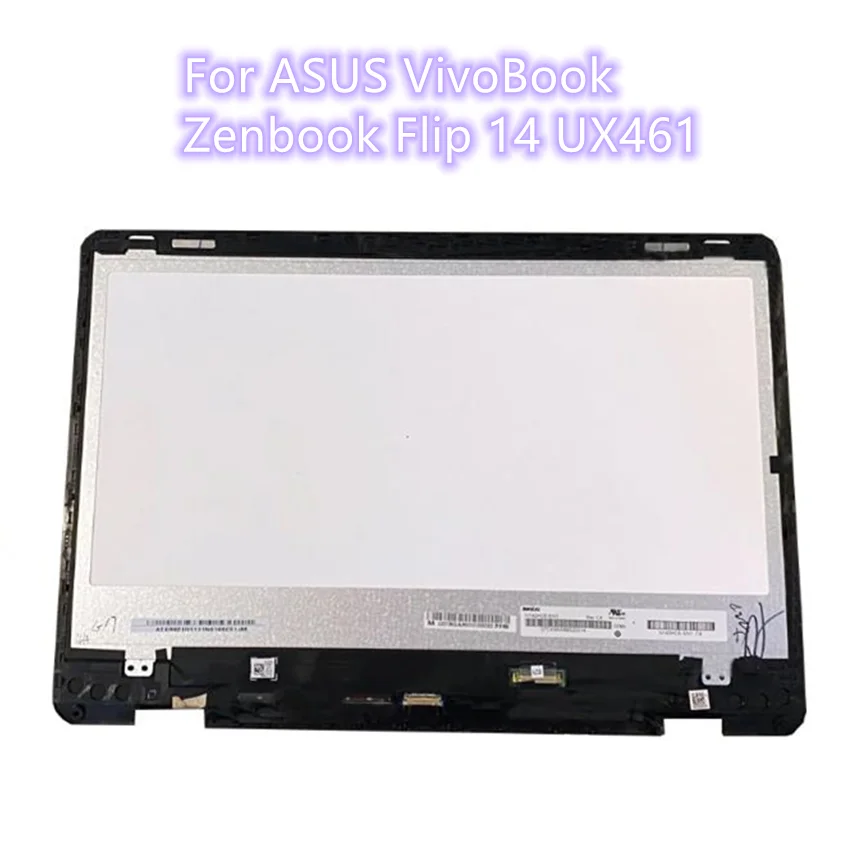 LCD LED 디스플레이 터치 스크린 어셈블리, ASUS ZenBook 플립 UX461U ux461 ux461ua UX461F UX461FA UX461FD, 1920x1080 FHD, 14 인치