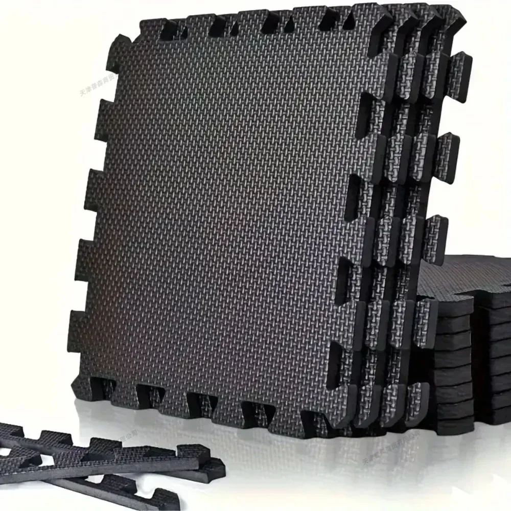 10/18PCS Cross Pattern Floor Mat Children's Anti Slip Foam Interlocking Carpet Infant and Toddler Anti Fall Board Fitness Floor