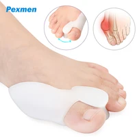 Pexmen 2/4/8Pcs Gel Big Toe Separator Bunion Corrector Pain Relief Hallux Valgus Straighter Orthopedic Toe Protector Spacer 1