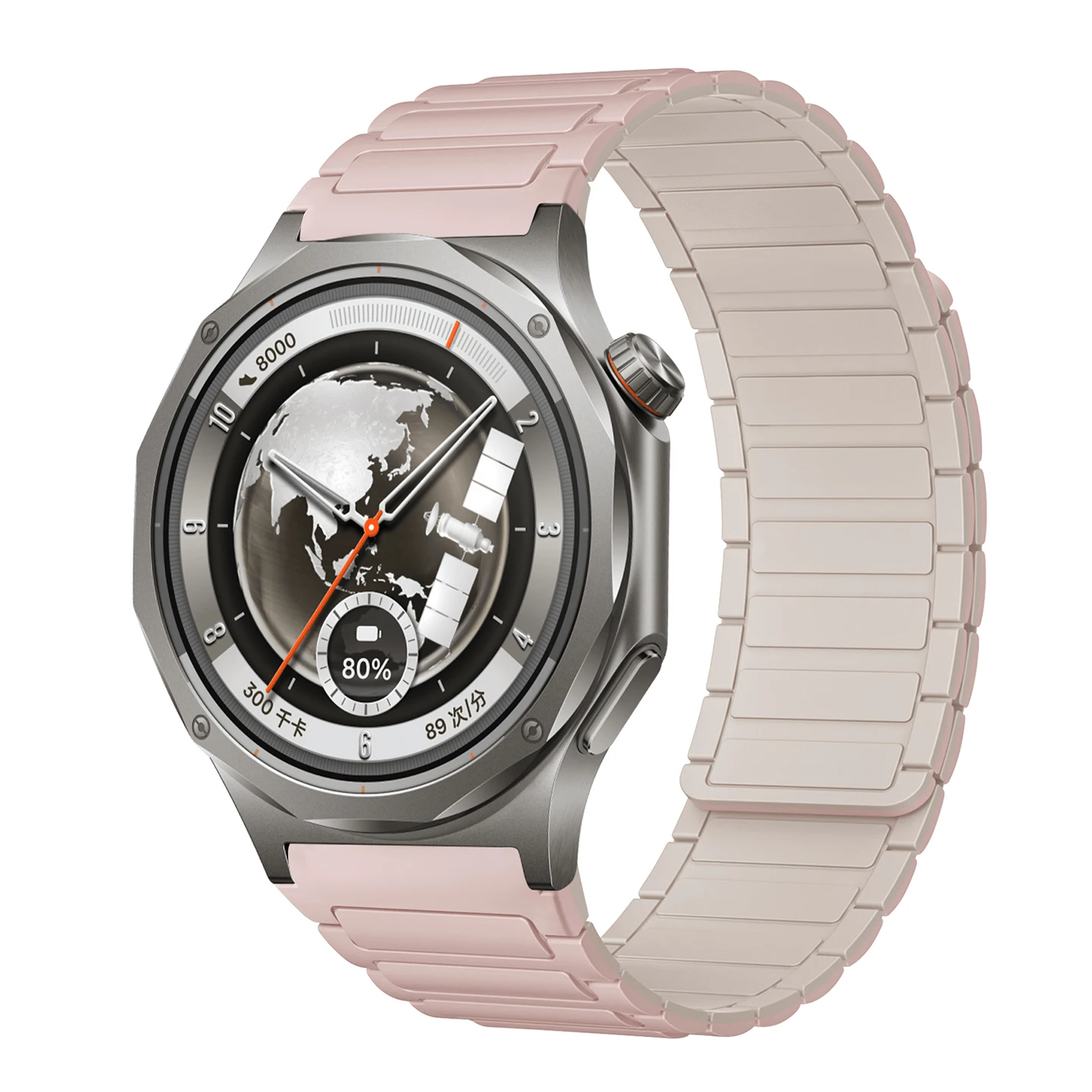 Magnetic Silicone Strap – 22mm Sport Band Bracelet