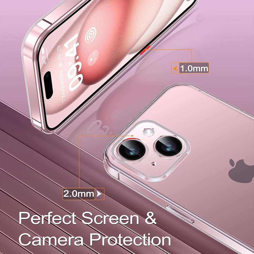 Silicone Soft Case with Full Camera Protection - Ultra Thin Design