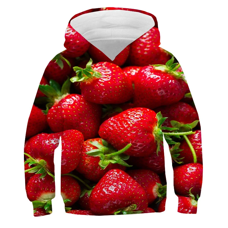thumbnail image 1 of Sudadera con capucha con estampado de caramelos de colores, divertida sudadera con patatas fritas, jersey de macarrones para niños, camisetas de otoño, chándal informal, ropa para niños, 1 of 5